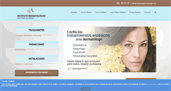 Desktop Screenshot of institutodermatologico.es