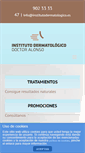 Mobile Screenshot of institutodermatologico.es